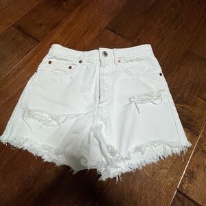 White Denim Zara Shorts